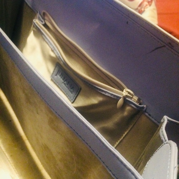 JULIANA COLLEZIONE Quilted sky blue box purse - Picture 3 of 5